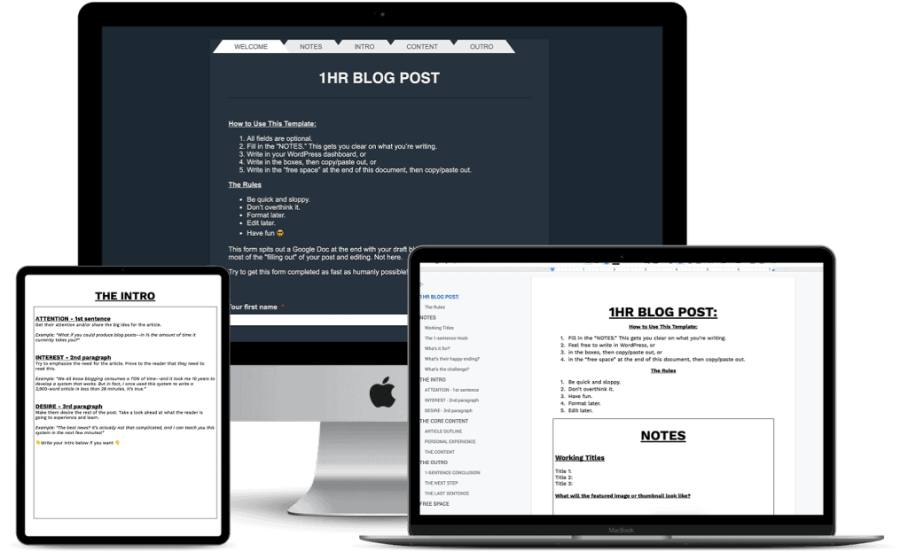 Produce content faster