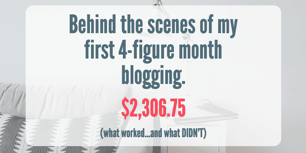 september 2017 monthly income report blog