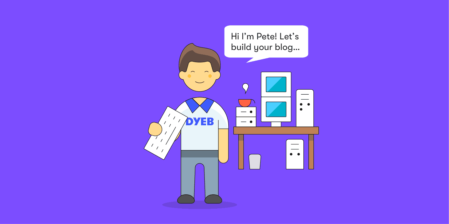 how to start a blog illustrative guide